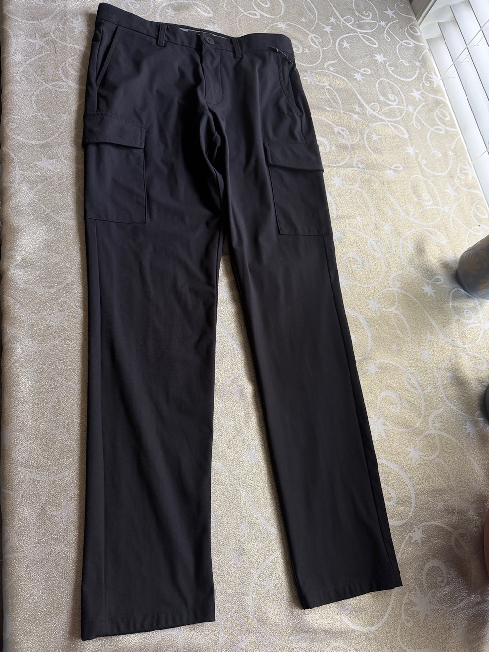 FLX Men's Black Casual Cargo Pants Size 30/32